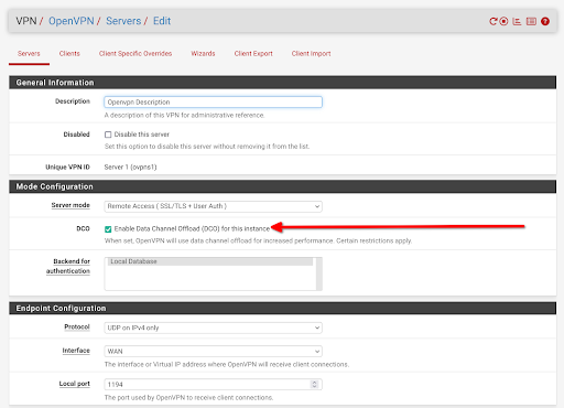 pfSense software tip 1